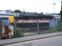 Ian Riley branded 37516 at Fort William on the evening of 25 June 2013. It was later used by the returning <I>Jacobite</I> crew to haul the stock and locomotive of the special to the stabling sidings.<br><br>[David Pesterfield 25/06/2013]