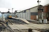 North end of Exeter St Davids station in March 1985.<br><br>[Ian Dinmore /03/1985]