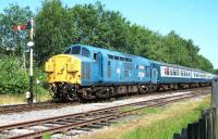 37324 photographed with a train at Ramsbottom during the East Lancs Diesel Gala held on 5-7 July 2013. <br><br>[Colin Alexander 07/07/2013]