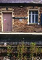 While Llanwrtyd Wells is an unstaffed halt nowadays, the former station building on the northbound platform, seen here in June 2008, has been restored so that the overall impression when alighting there is quite good - weeds excepted!<br><br>[Bill Jamieson 20/06/2008]