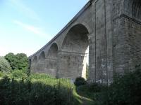 Looking up. Roxburgh Viaduct on 7 July 2013.<br><br>[John Yellowlees 07/07/2013]