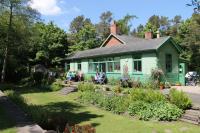 Now trading as <I>The Garden Station</I>, Langley on the former Allendale branch is a very popular cafe and art studio. The building, last used by passengers in 1930, is still in excellent condition.<br><br>[Mark Bartlett 08/06/2013]