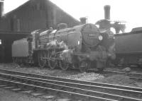 Maunsell U class 2-6-0 no 31615 on Basingdtoke shed in the summer of 1961. <br><br>[K A Gray 15/08/1961]