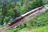 West Coast Railways Class 57 no 57601 in the sidings at Glenfinnan Station on 23 July with a private charter.<br><br>[John Gray 23/07/2013]