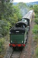 D49 4-4-0 no 246 <I>Morayshire</I> dropping down from Manuel with the SRPS 12.55 to Bo'ness on 6 August 2013.<br><br>[Bill Roberton 06/08/2013]