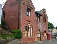 Still standing... but for how much longer? The old Coatbridge Central station, opened in 1842, rebuilt 1899... looking like the end is nigh...<br><br>[Veronica Clibbery 10/08/2013]