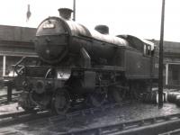 LNER Class V3 2-6-2T no 67638 stabled on a very wet Hull Dairycoates Shed in March 1963.<br><br>[David Pesterfield 09/03/1963]