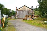 Looking north across the old yard at Blair Atholl on 25 August 2007. The former locomotive shed closed in 1962. Blair Atholl station is just out of shot to the right.<br><br>[John Furnevel 25/08/2007]