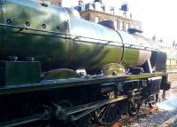 Royal Scot 46115 <I>Scots Guardsman</I> stands at Scarborough on 27 August 2013 with <I>The Scarborough Spa Express</I> preparing to return to York.<br><br>[Jim Peebles 27/08/2013]