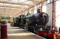 Castle Class 4-6-0 no 5080 <I>Defiant</I> at the Buckinghamshire Railway Centre, Quainton Road, on 5 September 2013.<br><br>[Peter Todd 05/09/2013]