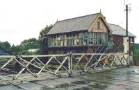 The level crossing at Keddington Road, just south of Louth station, in the 1970s, reputedly one of the widest in the UK.<br><br>[Ian Dinmore //]