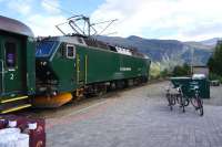 Flmsbana 172227 with a train at Vatnahalsen on Norway's Flam Railway on 6 September 2013.<br><br>[Bruce McCartney 06/09/2013]