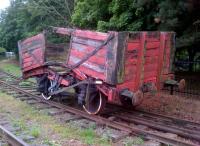 As the NIRT is located in a park in Northampton town, most of its stock is located within a secure compound. I think we can forgive them for leaving this wagon outside.<br><br>[Ken Strachan 06/09/2013]