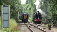 B1 61306 running round a train at Wymondham in July 2012<br><br>[Ian Dinmore 14/07/2012]