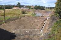 Looking north towards the City Bypass at Sheriffhall - 14 September 2013.<br><br>[Bill Roberton 14/09/2013]