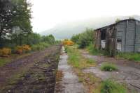 View east from Crianlarich Lower towards Killin Junction in 1993, shortly after track lifting had been completed. [With thanks to all who responded to this query]<br><br>[Ewan Crawford //1993]