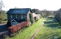 The old Wansbeck Valley station at Meldon, Northumberland, closed to passengers in September 1952. View looking east over the site towards Morpeth in 1998 [see image 27129].<br><br>[Ewan Crawford //1998]