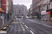 View east along Shandwick Place, looking almost ready. 24 September 2013.<br><br>[Bill Roberton 24/09/2013]