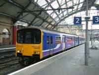 Scene at Liverpool Lime Street on 25 September with 150147 at platform 2.<br><br>[Veronica Clibbery 25/09/2013]