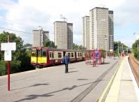 A Newton - Glasgow Central service calls at Pollokshaws East on 11 August 2006.<br><br>[John Furnevel 11/08/2006]