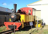 At the Steam Fair on 19 May 2013, 2' gauge Perry 0-4-2T of 1945, built in Adelaide for sugar mill work, operating on a short section of track. Perry locos are based on Fowler of Leeds designs. Similar locos were built by Bundaberg Foundry, Qld., known in typical Australian fashion as Bundy Fowlers.<br><br>[Colin Miller 18/05/2013]