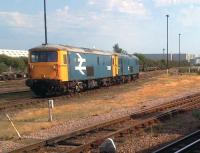 BR Class 73 electro-diesels 73207 and 73208 bask in the sun at Eastleigh on 1st August 2013. Both locomotives were built at the nearby works in the 1960s.<br><br>[Ken Strachan 01/08/2013]