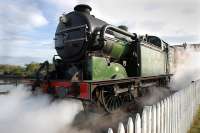 GNR N2 1744 at Boness on 20 October, about to leave with the 11.06 to Manuel.<br><br>[Bill Roberton 20/10/2013]