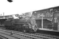 73120 comes off the 8.35am Glasgow St Enoch - London St Pancras at Carlisle on 31 August 1963.<br><br>[K A Gray 31/08/1963]