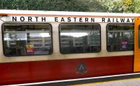 Detail of Tyne & Wear Metro car 4027 on 23 October [see image 45085].<br><br>[John Yellowlees 23/10/2013]