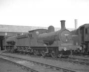 J25 0-6-0 65720 stands in the shed yard at Thornaby in May 1960. The locomotive, built at Gateshead in 1902, continued in service here for a further two years.<br><br>[K A Gray 29/05/1960]