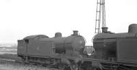 A8 4-6-2T 69860 stands face to face with classmate 69869 in the shed yard at Thornaby on 29 May 1960. Both locomotives were withdrawn from here the following month.<br><br>[K A Gray 29/05/1960]