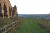 Derelict kilns associated with the iron ore workings that once dominated the area around Rosedale, high on the North Yorkshire Moors. Photographed in October 2013, some 85 years after closure of the freight line from Battersby. <br><br>[Peter Todd 06/10/2013]