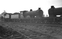 Scott class 4-4-0 no 62418 <I>The Pirate</I> stands in the sidings at Thornton Junction. The photograph is thought to have been taken in 1959, the year of its withdrawal from 62A.  <br><br>[K A Gray //1959]