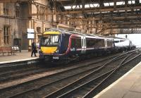 Crew change for an Inverness - Edinburgh Waverley service recently arrived at Perth in the summer of 2006.<br><br>[John Furnevel 15/06/2006]