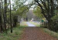 Southern approach to Kielder Viaduct in November 2013. <br><br>[John Furnevel 05/11/2013]