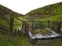 The end of the line at Glengonnar on the Leadhills and Wanlockhead Railway in August 2006.<br><br>[Colin Miller /08/2006]