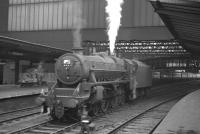 Black 5 44971 simmers on the centre road at Carlisle in the summer of 1967.<br><br>[K A Gray //1967]