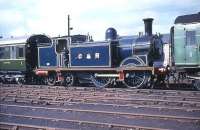 Caledonian Railway 419 newly restored at Cowlairs Works in September 1964.<br><br>[G W Robin 20/09/1964]