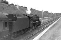 Edge Hill Black 5 45421 southbound at Hartford, Cheshire, in the summer of 1960. [Ref query 4427]<br><br>[David Stewart 01/08/1960]