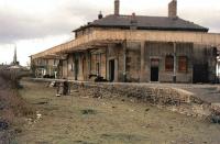 The former station at St Ives, Cambridgeshire, (originally Huntingdonshire) closed in 1970 and seen here around 1977. [Ref query 2906]<br><br>[Ian Dinmore //1977]