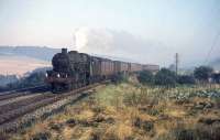 Jubilee 45661 <I>Vernon</I> drifts south through West Wycombe in the summer of 1964 with a Liverpool (Brunswick) - London parcels train.<br><br>[John Robin 26/08/1964]