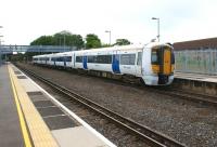 A Dover to Ramsgate service departs from Deal station on 2 July 2012.<br><br>[John McIntyre 02/07/2012]