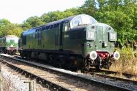 Class leader EE Type 3 D6700 stabled in the long headshunt at Grosmont MPD on 27 September 2009.<br><br>[Colin Miller 27/09/2009]