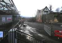 Changes at Gleneagles station in preparation for the Ryder Cup in September include removal of the disused footbridge that spanned the former Crieff platform. View south along the old platform on 21 January. [See image 2187]   <br><br>[John Yellowlees 21/01/2014]