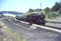 6845 <I>Parkland Grange</I> passing West Wycombe in August 1964 with a freight from Oxford.  <br><br>[John Robin 26/08/1964]