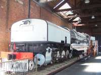 The 1929 Beyer Garratt Class GL 4-8-2+2-8-4 locomotive on display at the Museum of Science and Industry in Manchester in May 2012. The locomotive was built at Beyer Peacock's Gorton foundry for the South African Railways. <br><br>[Colin Alexander /05/2012]