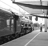 Departure time from Carlisle is imminent as 46115 prepares for the off on 16 August 2008 with the Settle-Carlisle Venturer returning to York. <I>Scots Gurdsman</I> would hand over to a diesel at Hellifield.<br><br>[Bill Jamieson 16/08/2008]