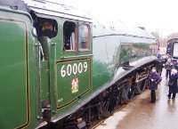 60009 <I>Union of South Africa</I> at Shildon on 18 February 2014.   <br><br>[Colin Alexander 18/02/2014]