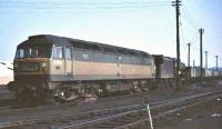 Brush Type 4 D1634 in the sidings at Polmadie on 31 March 1965.<br><br>[John Robin 31/03/1965]