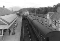 Busy period at Connel Ferry in September 1961.<br><br>[David Stewart 09/09/1961]